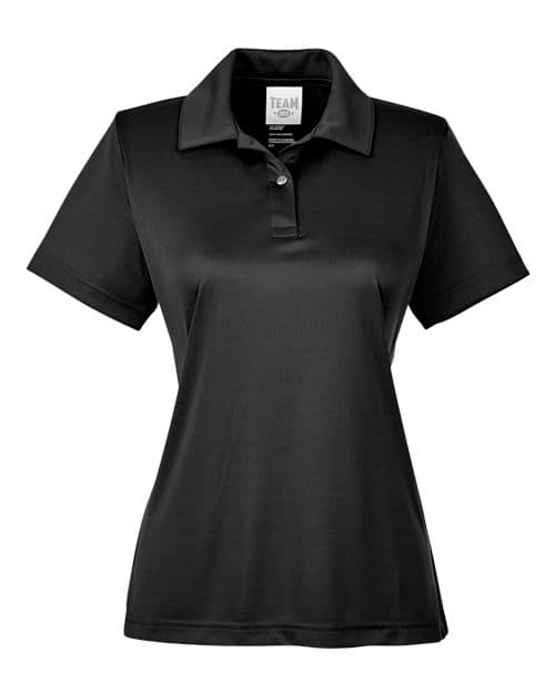 Team 365 Women's Zone Performance Polo in Black