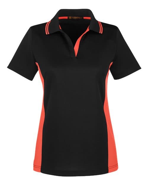 Harriton Women's Flash Snag Protection Plus IL Colorblock Polo