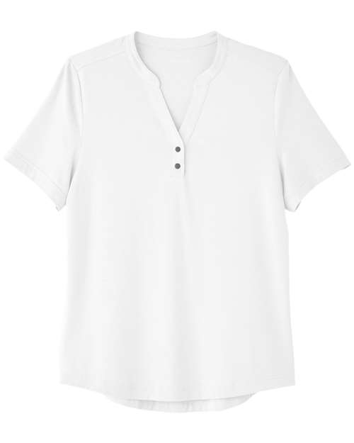 North End Women's JAQ Snap-Up Stretch Performance Polo