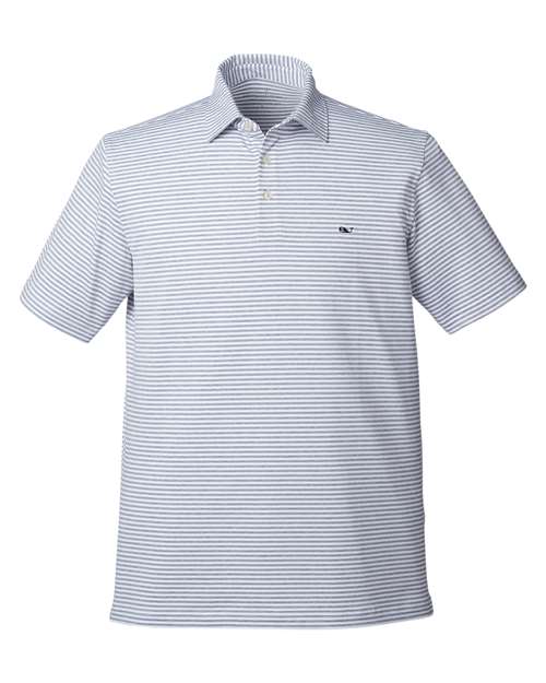 vineyard vines Men's Heathered Winstead Sankaty Polo