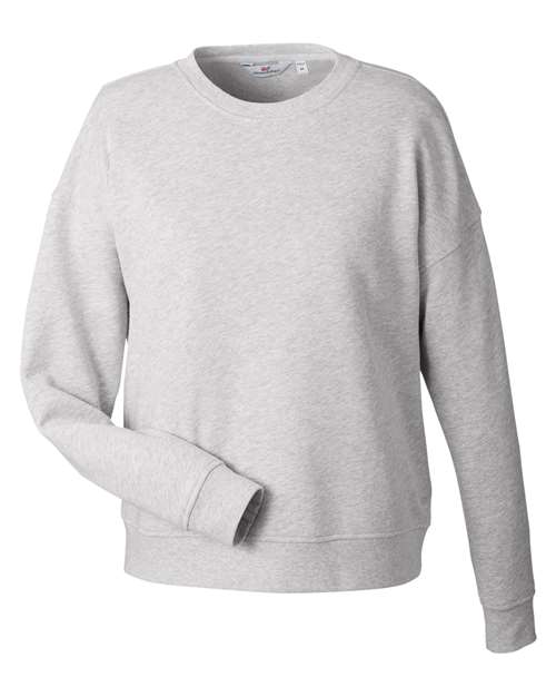 vineyard vines Women's Garment-Dyed Crewneck Sweatshirt in Grey Heather