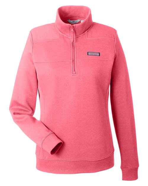 vineyard vines Womenโs Collegiate Shep Quarter-Zip Sweatshirt