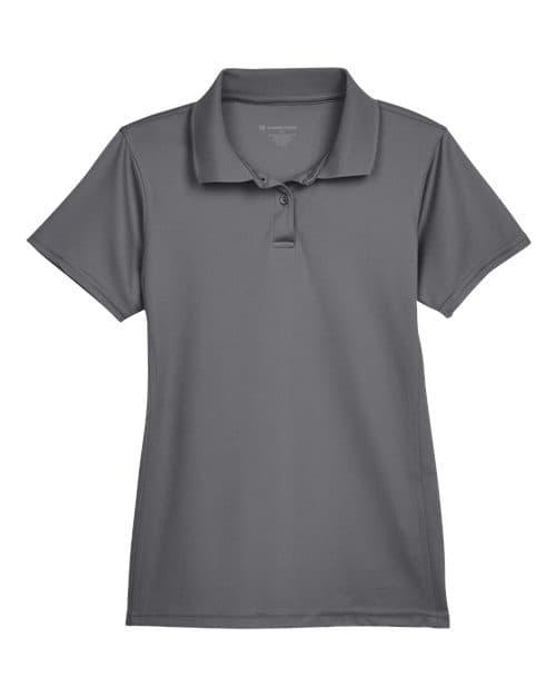 Harriton Women's Polyester Jersey Polo