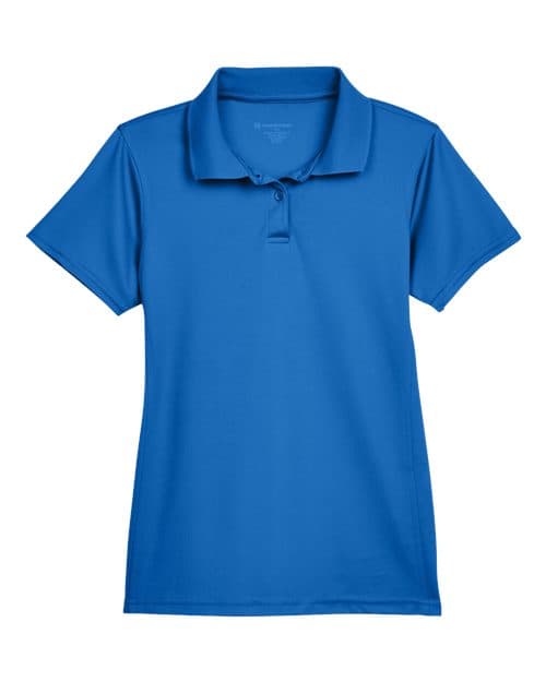 Harriton Women's Polyester Jersey Polo