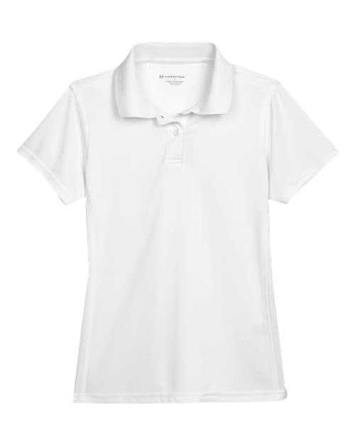 Harriton Women's Polyester Jersey Polo