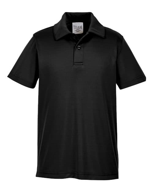 Team 365 Youth Zone Performance Polo in Black