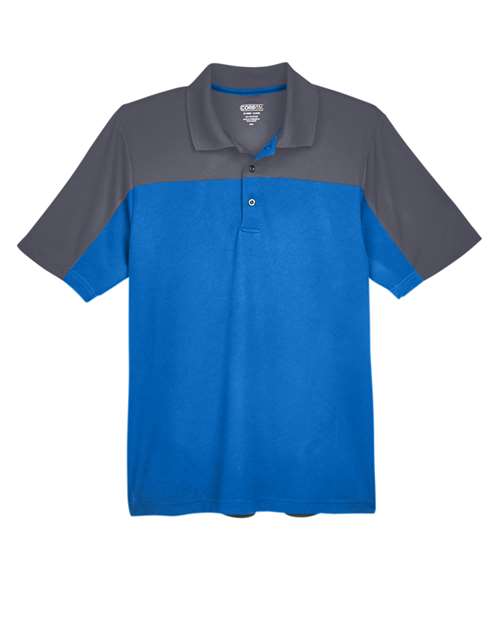 CORE365 Men's Balance Colorblock Performance Piqué Polo