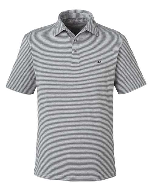 vineyard vines Men's Bradley Stripe Sankaty Polo