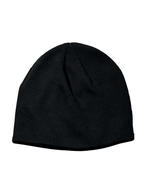 econscious Thin Rib 9" Beanie in Black
