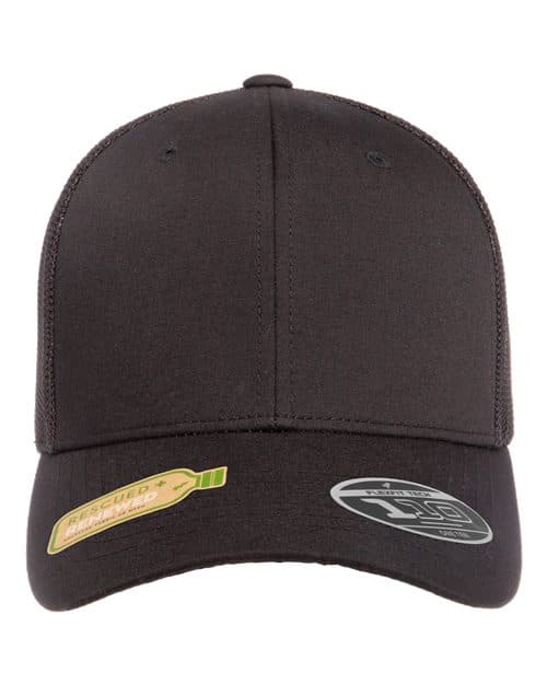 Flexfit 110® Recycled Mesh Cap in Black