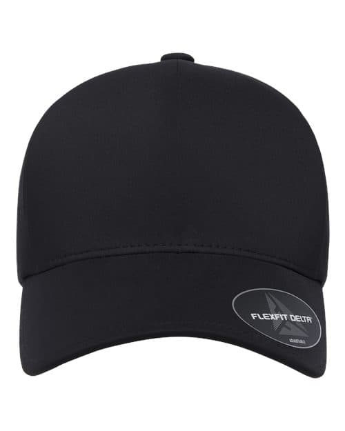 Flexfit Delta® Snapback Perforated Cap in Black