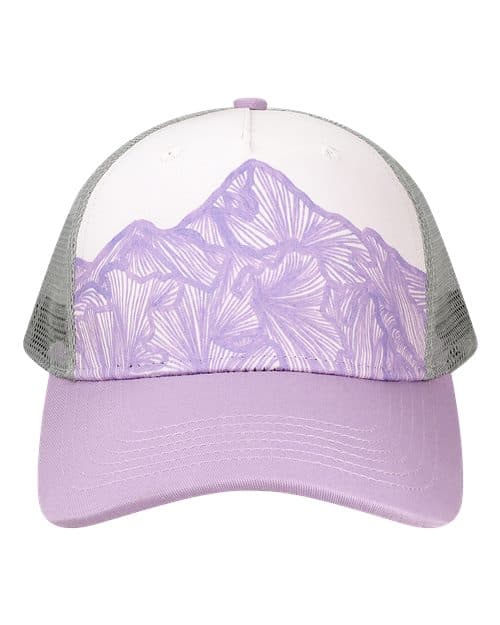 LOCALE Printed Five-Panel Trucker Cap