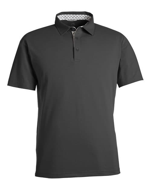 Swannies Men's James H Polo in Black Heather