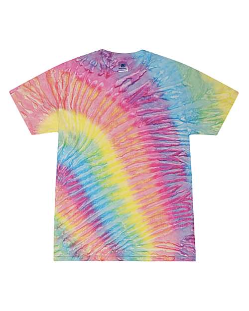 Colortone Youth Multi-Color Tie-Dyed T-Shirt in Meadow