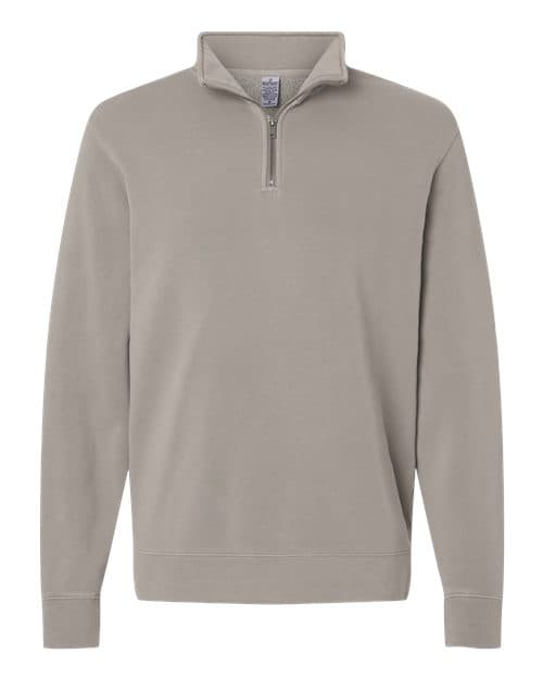 Independent Trading Co. Unisex Pigment-Dyed Quarter-Zip Pullover