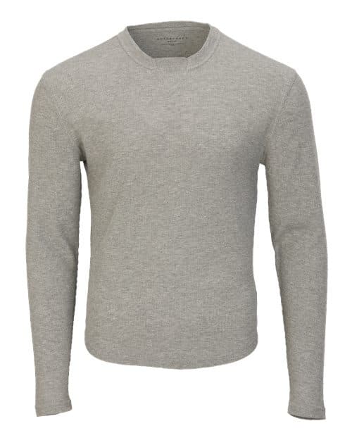 Boxercraft Men's Waffle Knit Long Sleeve T-Shirt