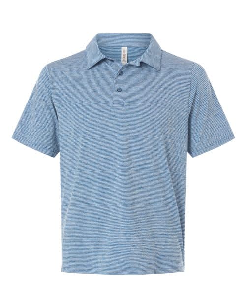Team 365 Men's Relay Heathered Stripe Polo