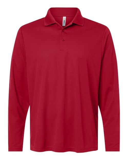 CORE365 Men's Nova Performance Long Sleeve Pique Polo
