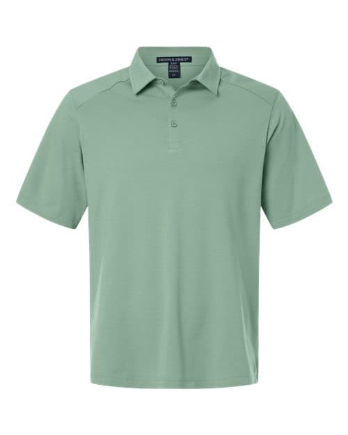 Devon & Jones Men's Seaton Pebble Textured Polo