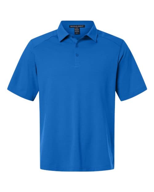 Devon & Jones Men's Seaton Pebble Textured Polo