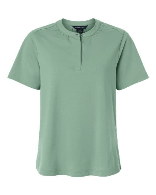 Devon & Jones Women's Seaton Pebble Textured Polo
