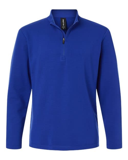 AllPro Men's Stretch Quarter-Zip Fleece Pullover