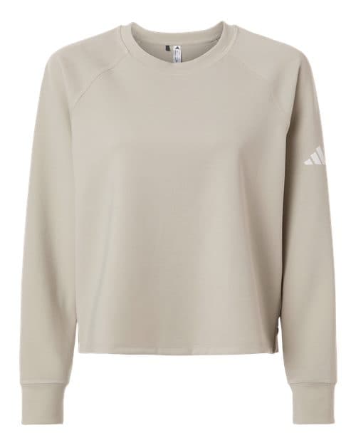 Adidas Women's Beyond Side-Snap Crewneck Sweatshirt