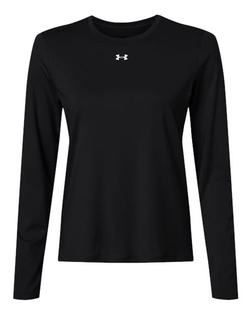 Under Armour Women's Team Vanish Long Sleeve T-Shirt in Black/ White