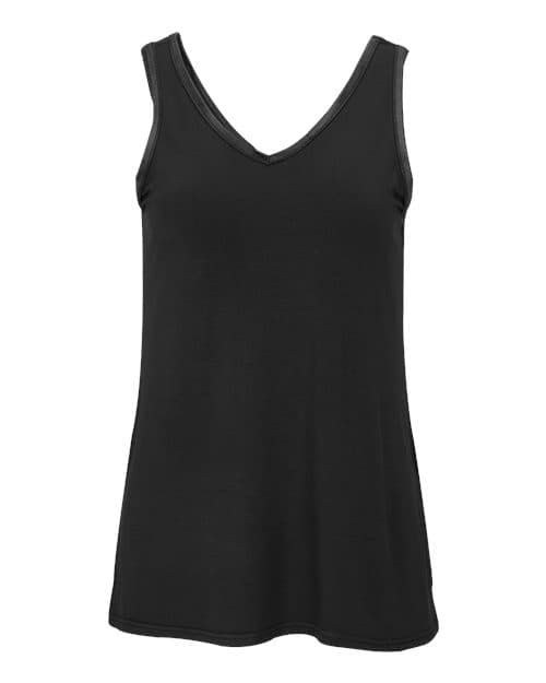 Boxercraft Women's Bamboo V-Neck Tank Top in Black