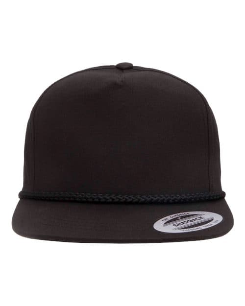 YP Classics Classic Poplin Golf Cap in Black