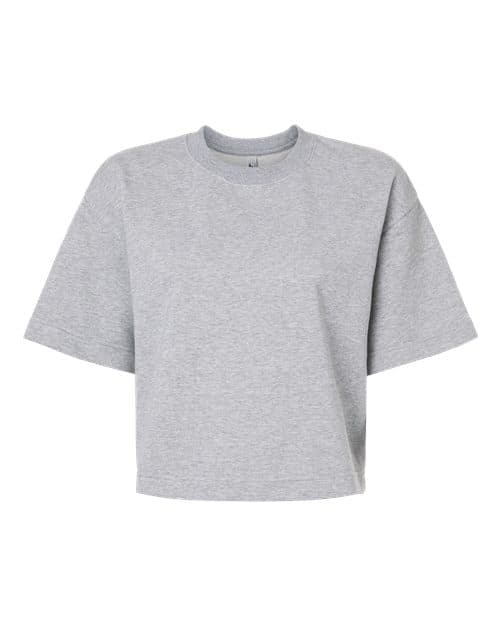 American Apparel Women's French Terry Mid-Length Boxy Top