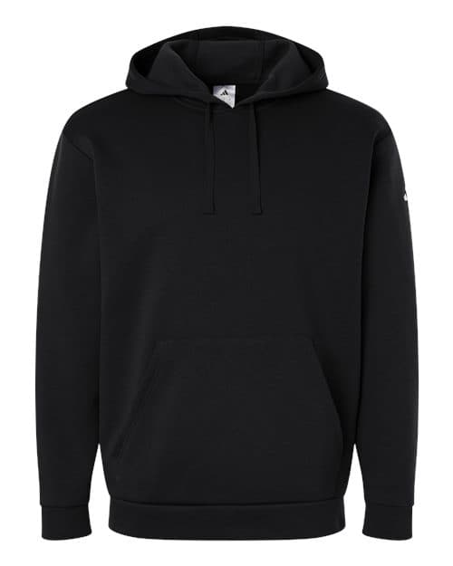 Adidas Men's Fleece Hooded Sweatshirt in Black/ White