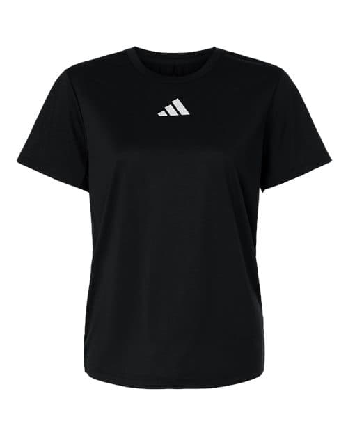 Adidas Women's Pregame T-Shirt in Black/ White