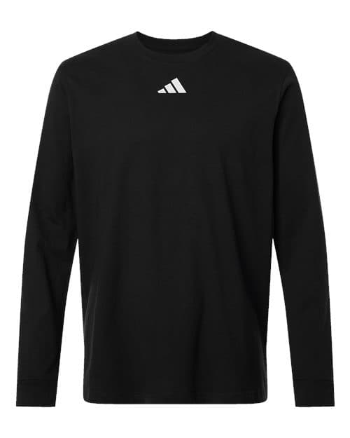 Adidas Men's Fresh Long Sleeve T-Shirt in Black