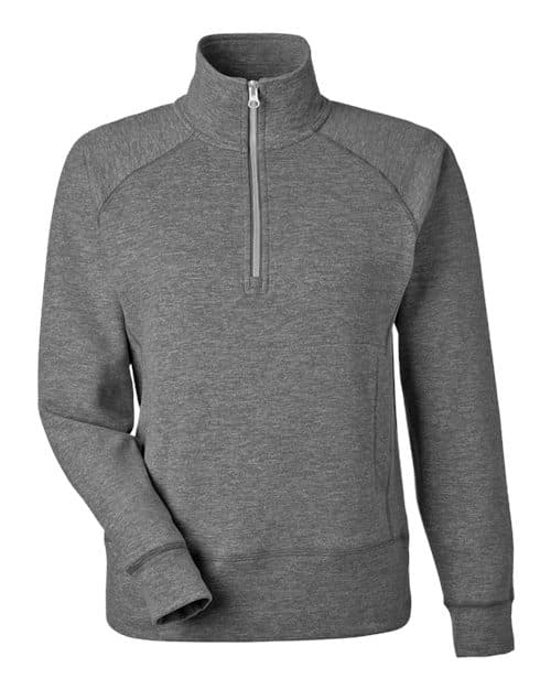 J. America Women's Electric Fleece Quarter-Zip Sweatshirt