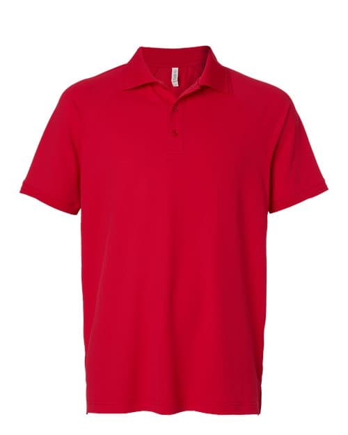 Team 365 Men's Topspin Stretch Grid Textured Polo