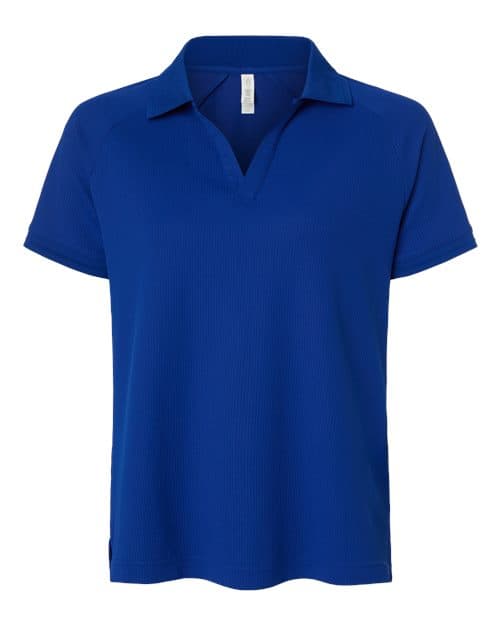 Team 365 Women's Topspin Stretch Grid Textured Polo