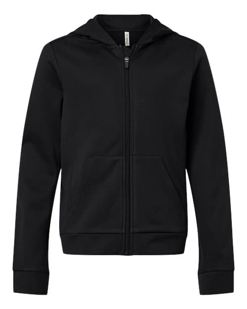 Team 365 Youth Squad Tech Fleece Hooded Full-Zip