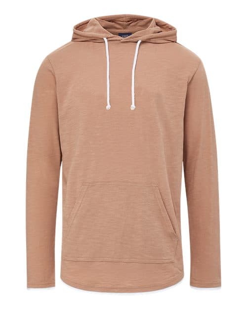 MV Sport Unisex Miles Slub Hooded Long Sleeve T-Shirt