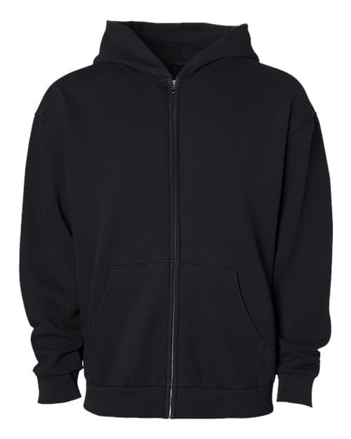 Independent Trading Co. Unisex Mainstreet Heavyweight Full-Zip Hooded Sweatshirt