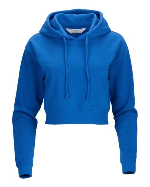 Boxercraft Women's Cropped Fleece Hooded Sweatshirt