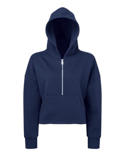 TriDri Women's Alice Half-Zip Hooded Sweatshirt