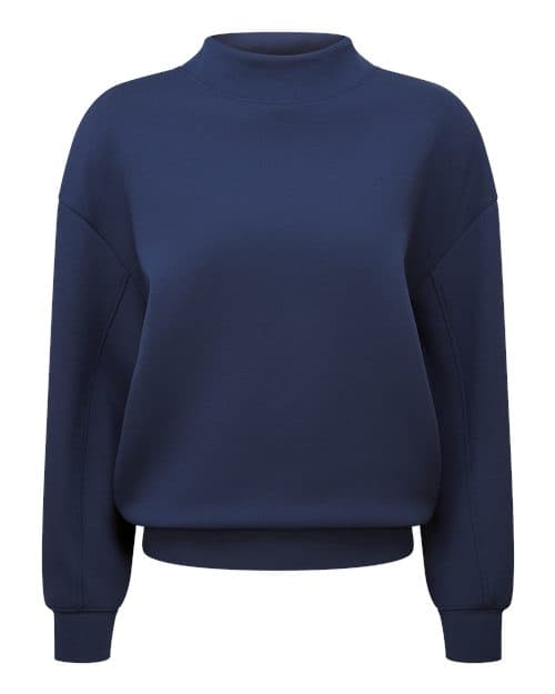 TriDri Women's Luxe Mock Neck Sweatshirt