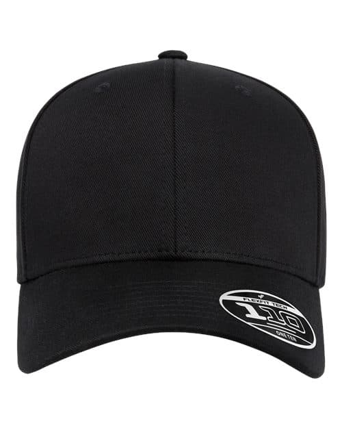 Flexfit Cotton Blend Adjustable Cap in Black