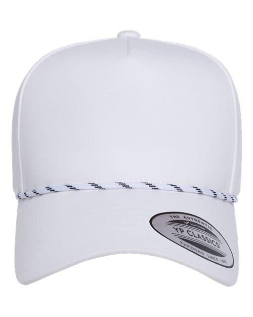 YP Classics Retro Cotton Blend Five-Panel Rope Cap