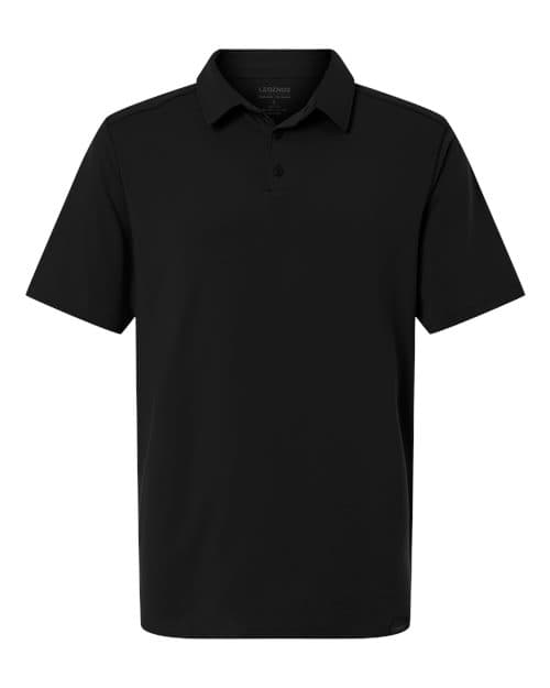 Legends Men's Aviation Polo in Black