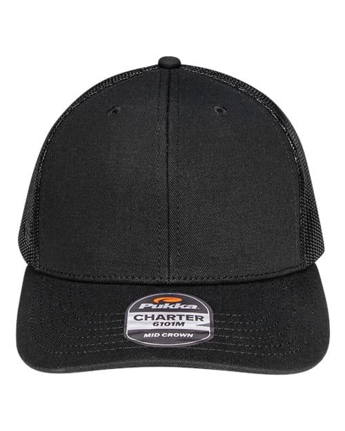Pukka Charter Six-Panel Cap in Black