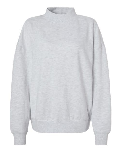 Independent Trading Co. Women's Midweight Mock Neck Sweatshirt