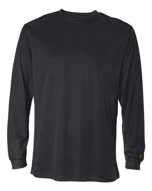 Badger Unisex B-Core Long Sleeve T-Shirt in Black