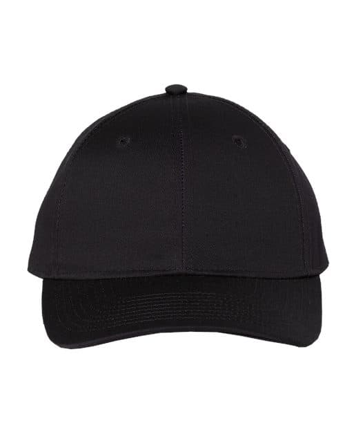 Valucap Lightweight Twill Cap in Black